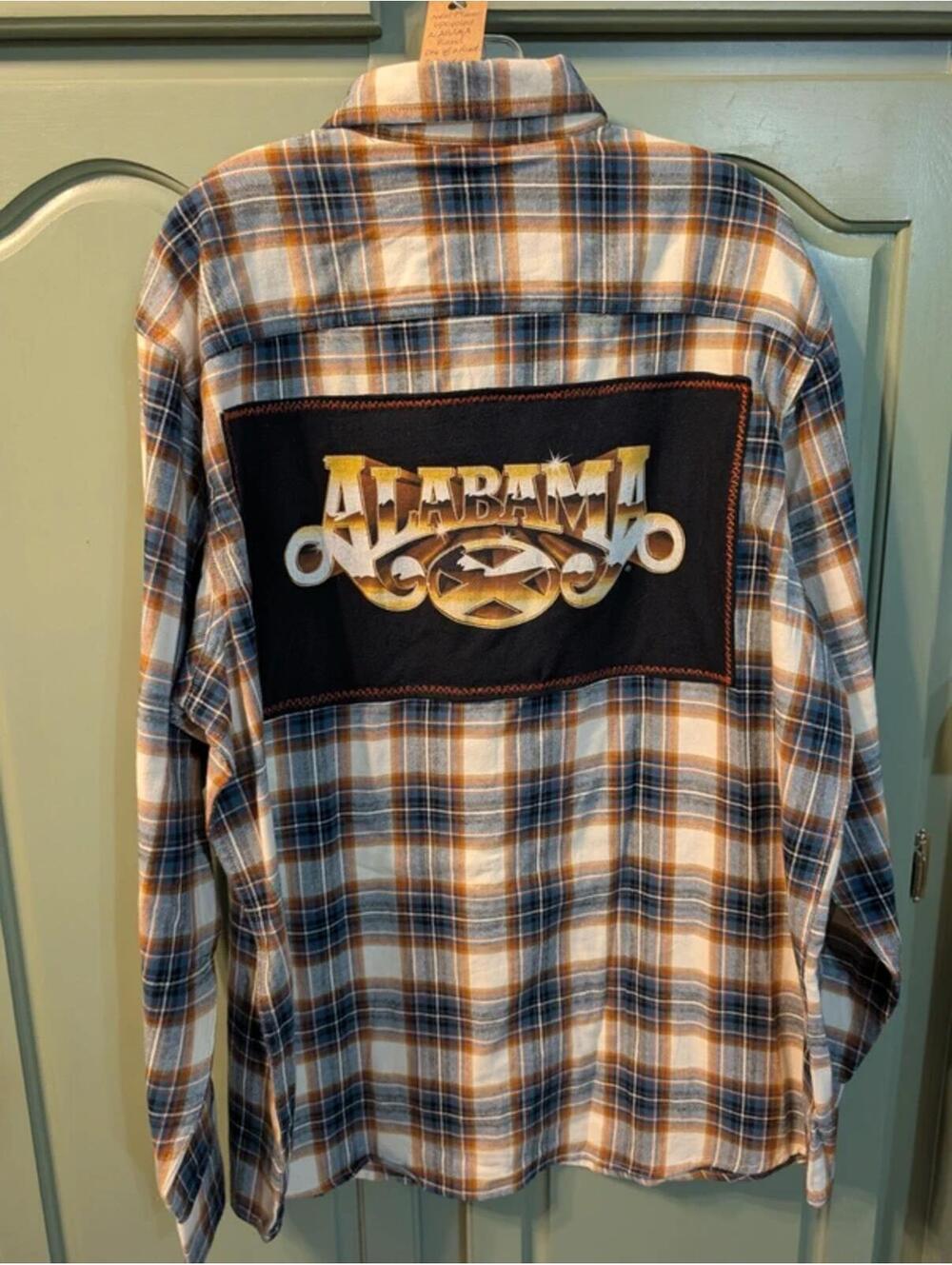 New Alabama BAND One of a Kind Flannel